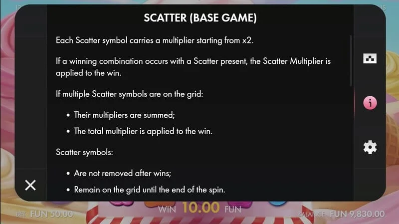 Sugar Wins - Scatter le hIolraitheoir
